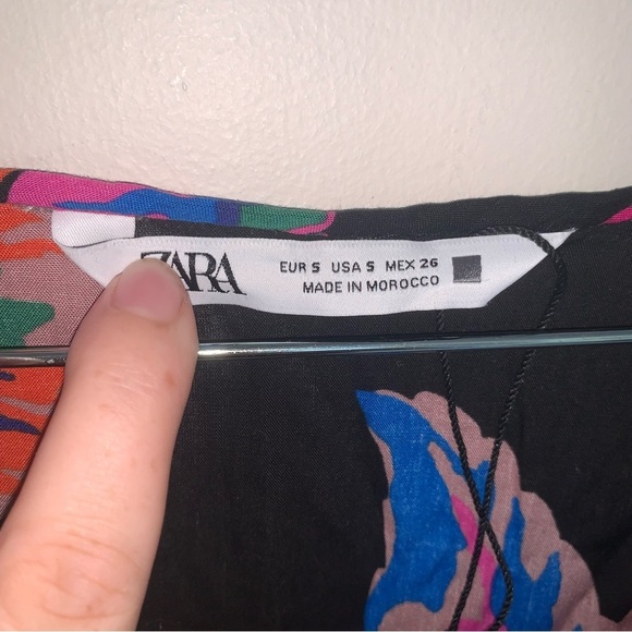 Zara Floral Multicoloured Mini Dress - Picture 9 of 14